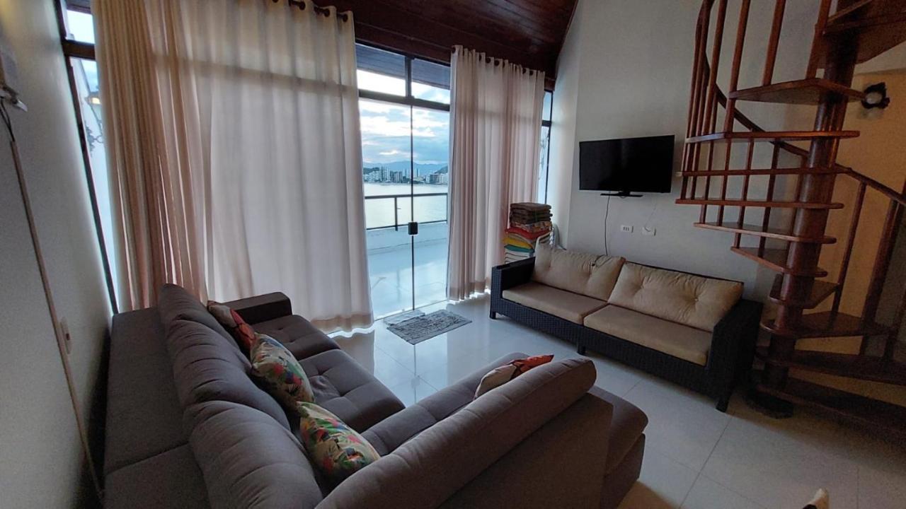 Linda Cobertura Duplex, Pe Na Areia,Vista Linda. Apartment Caraguatatuba Exterior photo