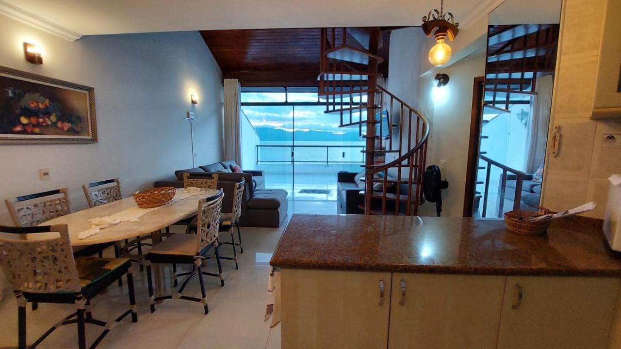 Linda Cobertura Duplex, Pe Na Areia,Vista Linda. Apartment Caraguatatuba Exterior photo